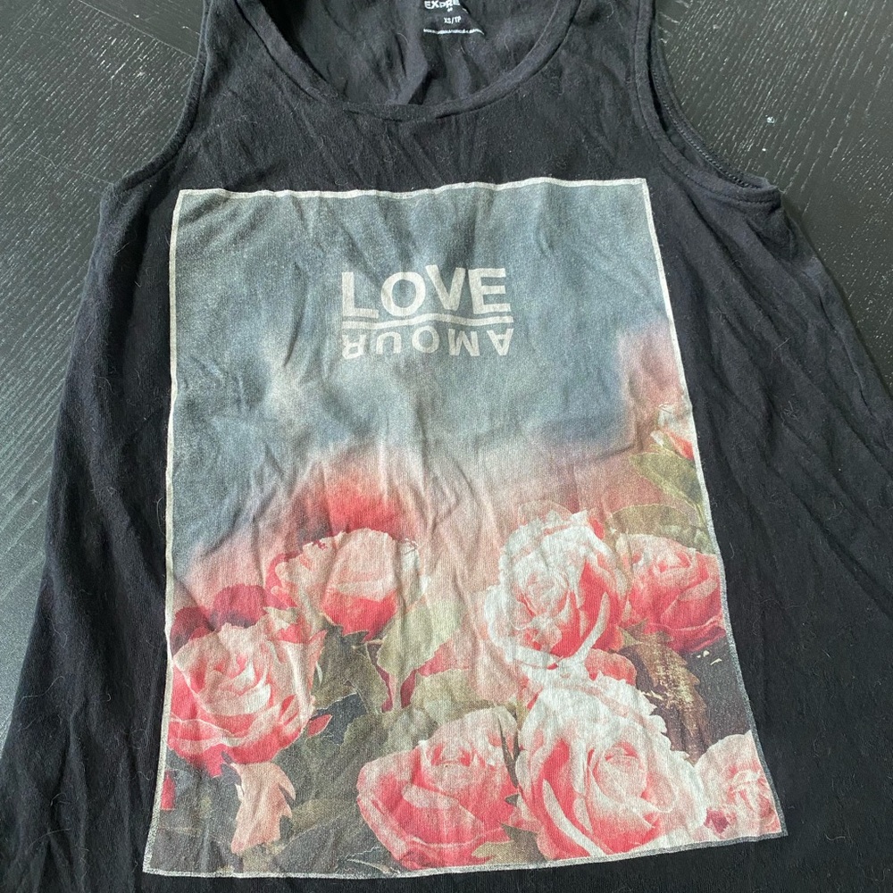 Express graphic tank top